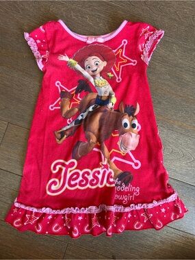 Y2K Disney Toy Story Jessie Cowgirl Nightgown 2/3 TODDLER‎
